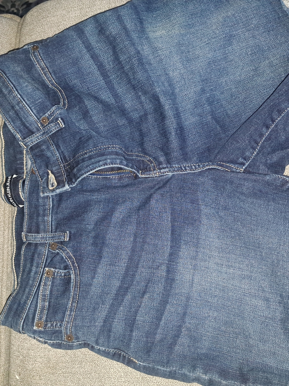 Calvin Klein Jeans Blue Denim Jean Shorts